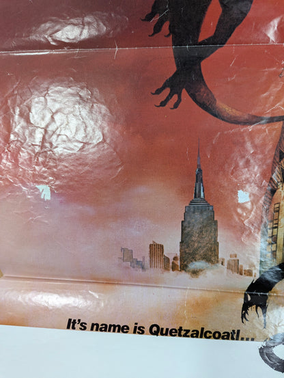 Q, The Winged Serpent (1982) Original Folded One Sheet Movie Poster