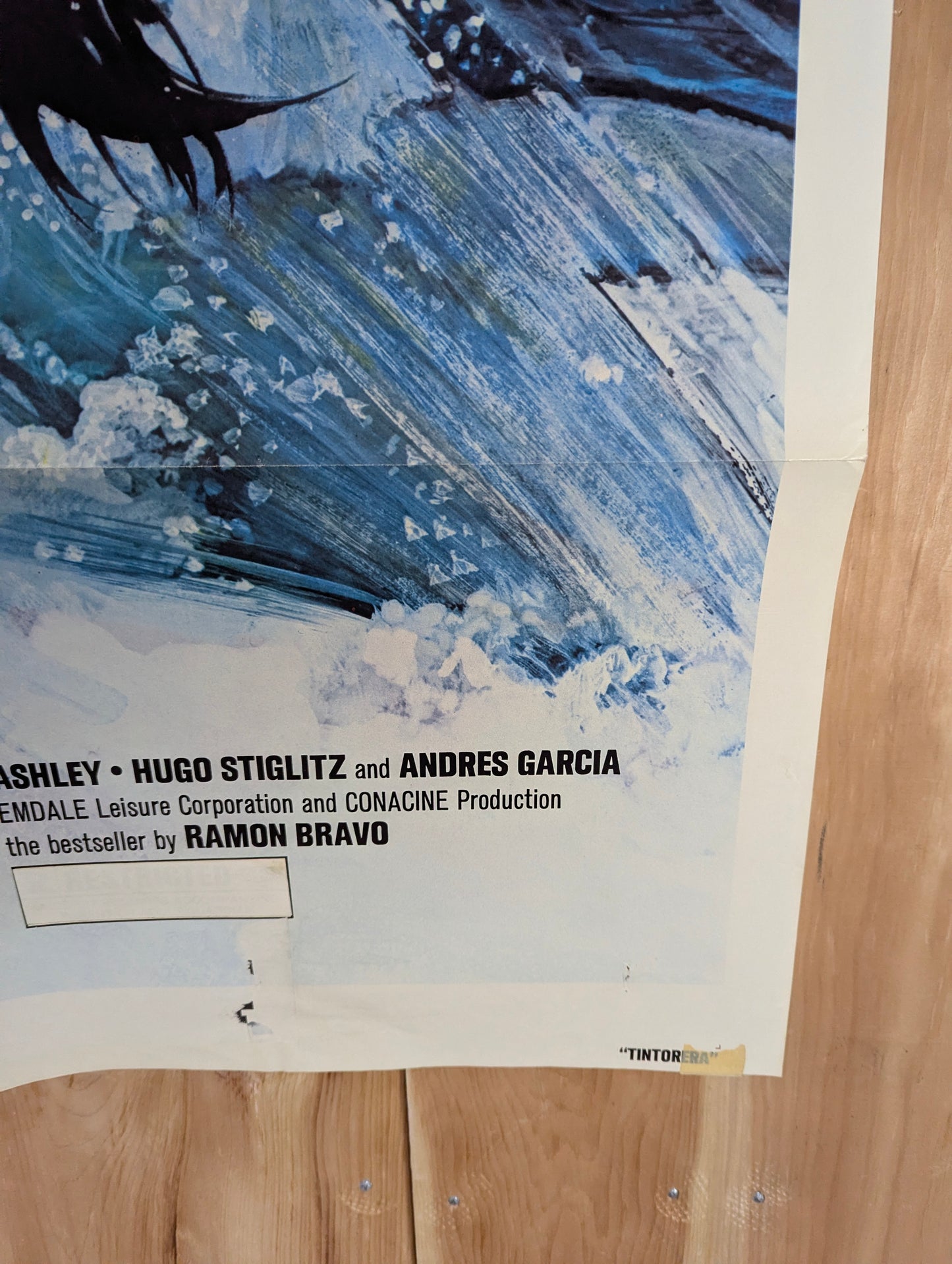 Tintorera (1977) Original Folded One Sheet Movie Poster