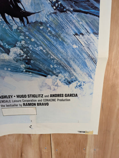 Tintorera (1977) Original Folded One Sheet Movie Poster