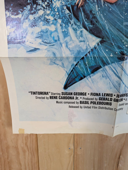 Tintorera (1977) Original Folded One Sheet Movie Poster