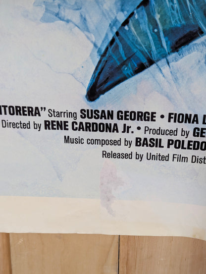 Tintorera (1977) Original Folded One Sheet Movie Poster