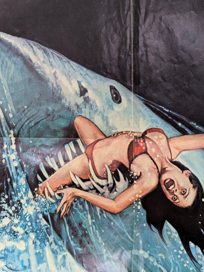 Tintorera (1977) Original Folded One Sheet Movie Poster