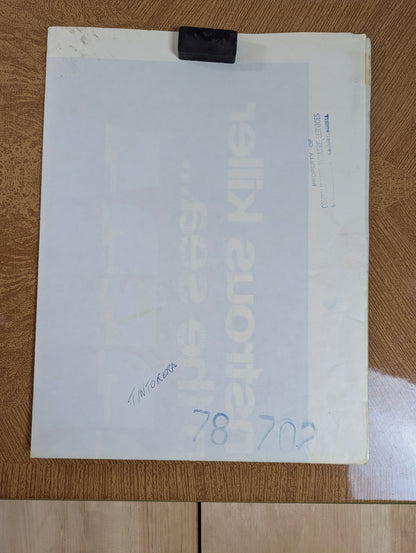 Tintorera (1977) Original Folded One Sheet Movie Poster