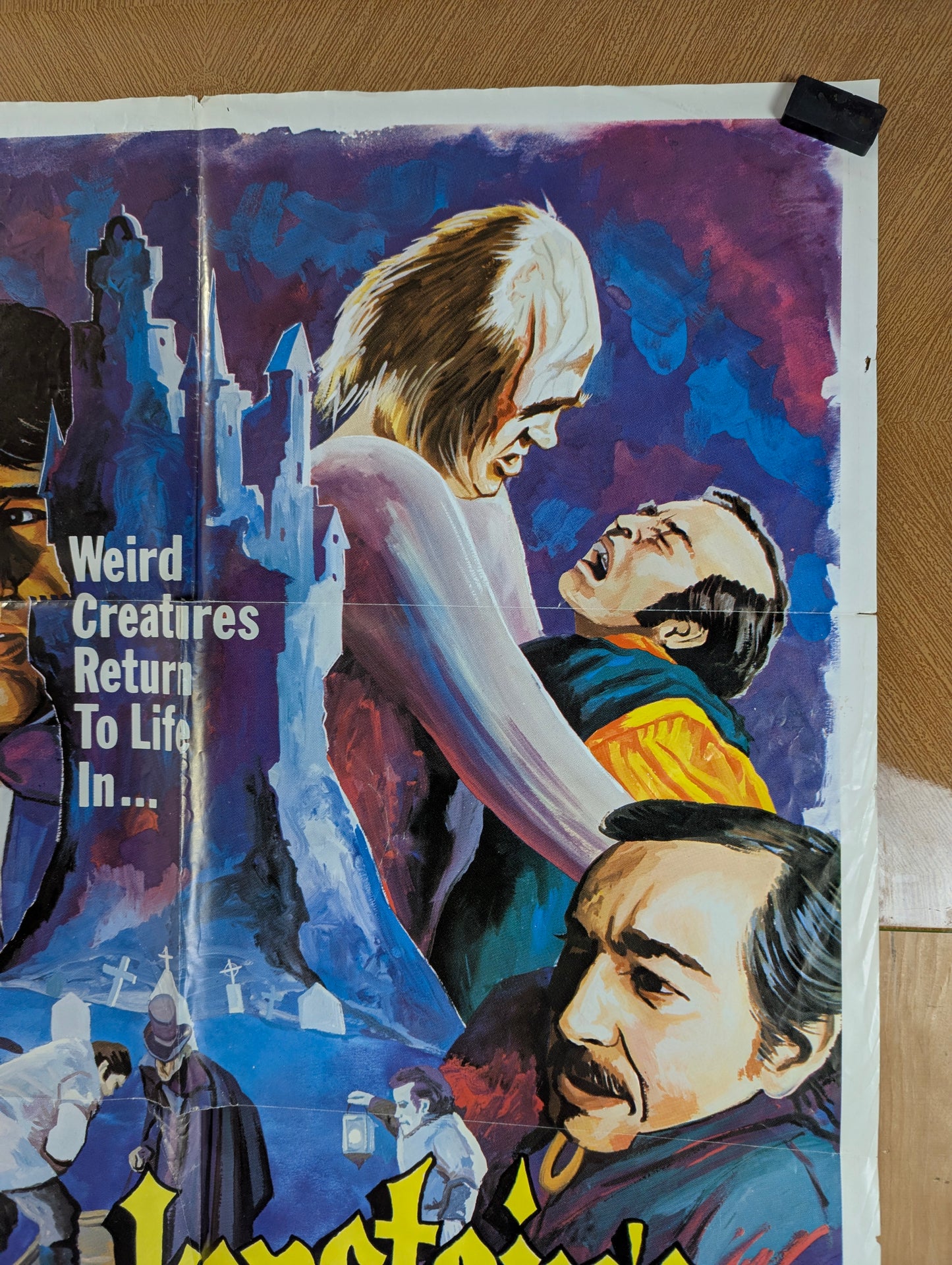 Frankenstein's Castle of Freaks (1978) Original Folded One Sheet Movie Poster