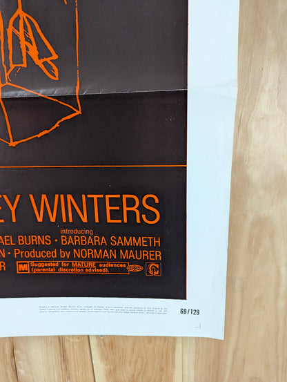 The Mad Room (1969) Original Folded One Sheet Movie Poster