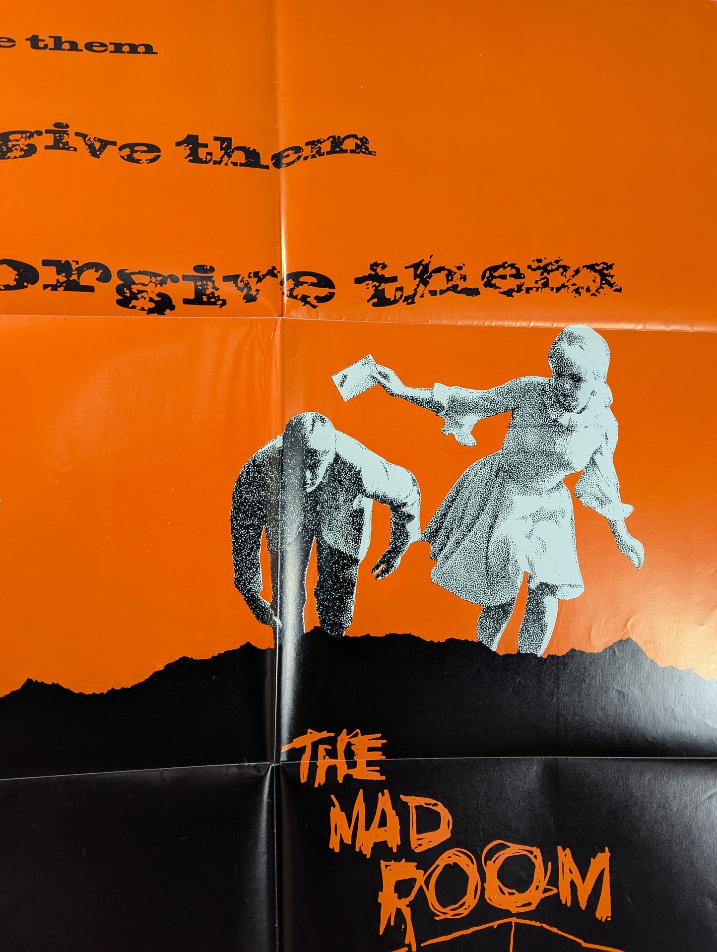 The Mad Room (1969) Original Folded One Sheet Movie Poster