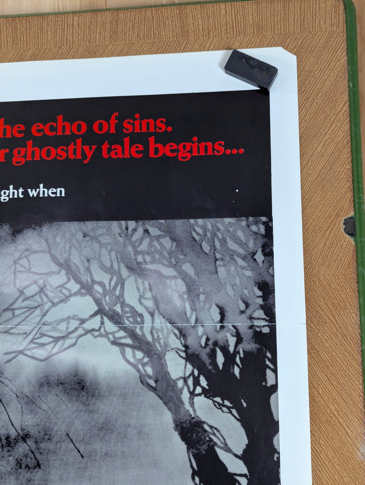 Screams of a Winter Night (1979) Original Folded One Sheet Movie Poster