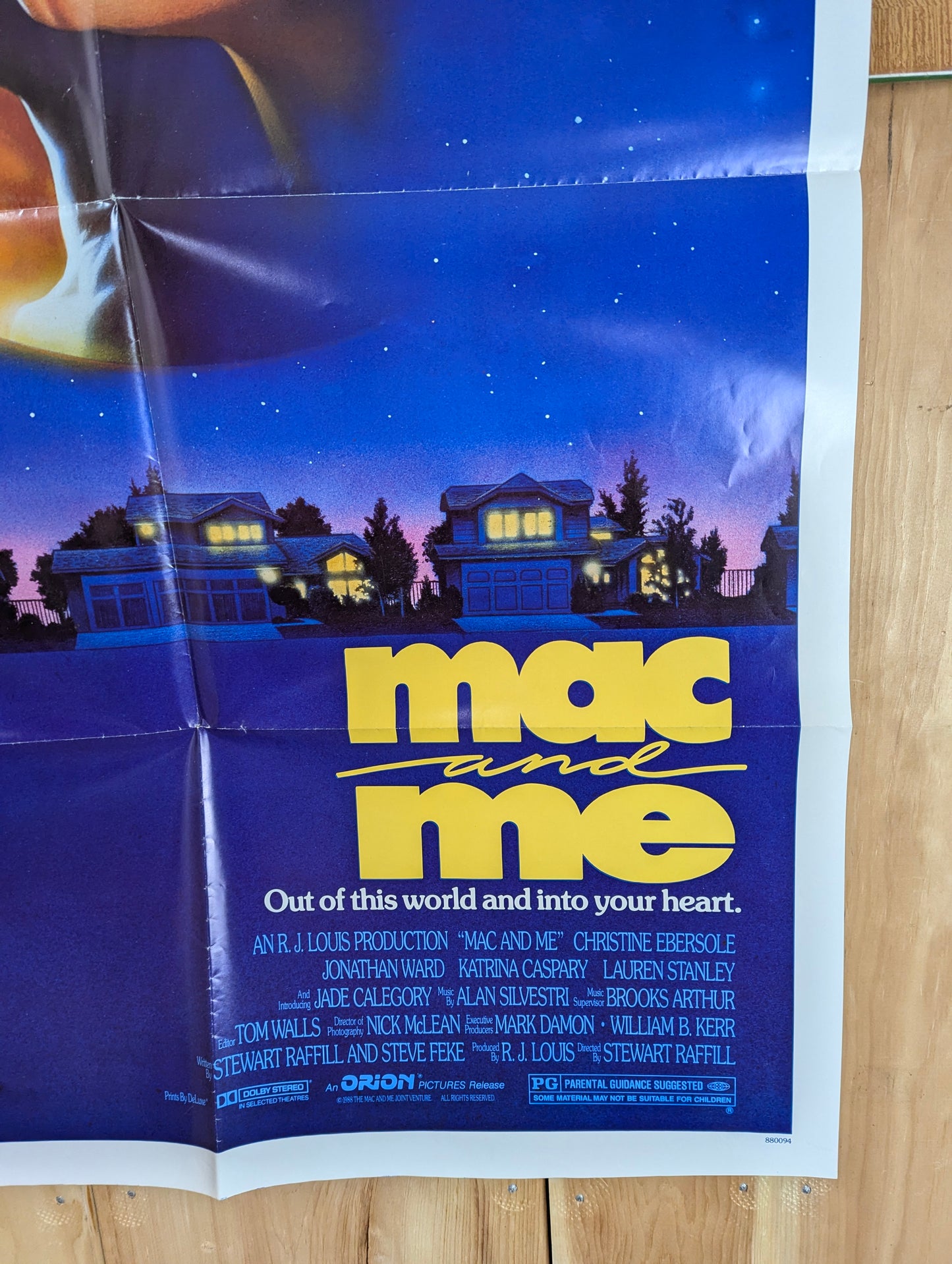 Mac and Me (1988) Original Folded One Sheet Movie Poster