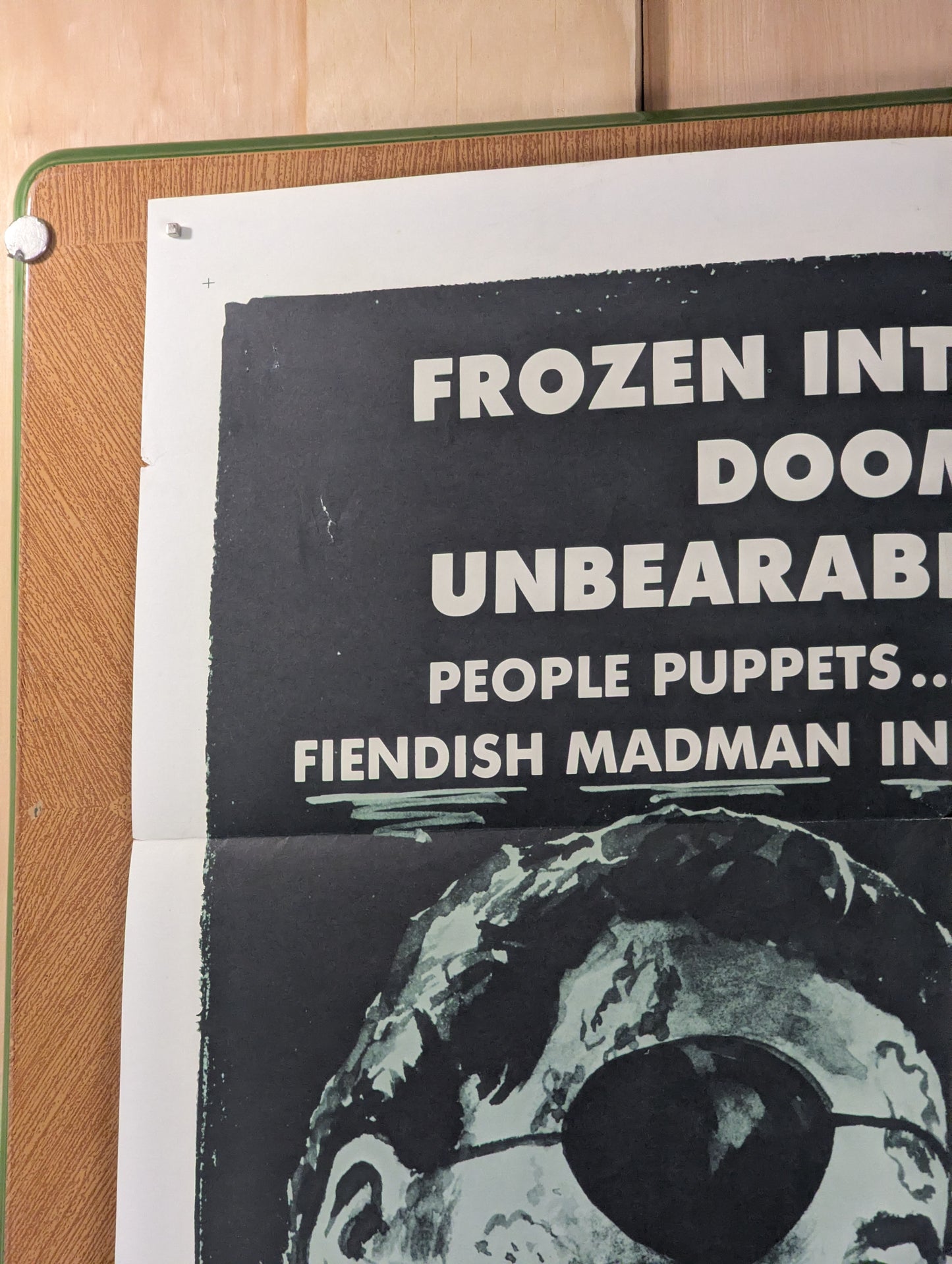 Nightmare in Wax (1969) Original Folded One Sheet Movie Poster