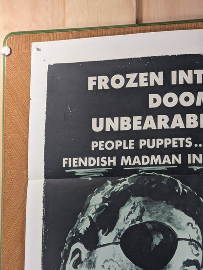 Nightmare in Wax (1969) Original Folded One Sheet Movie Poster