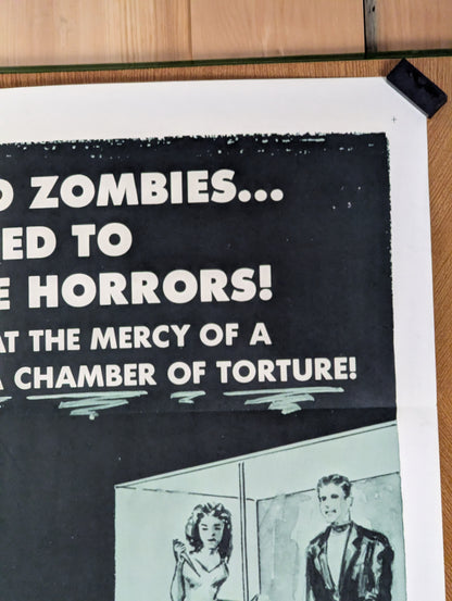 Nightmare in Wax (1969) Original Folded One Sheet Movie Poster