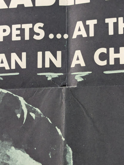 Nightmare in Wax (1969) Original Folded One Sheet Movie Poster