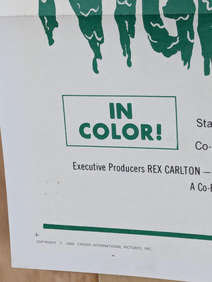 Nightmare in Wax (1969) Original Folded One Sheet Movie Poster