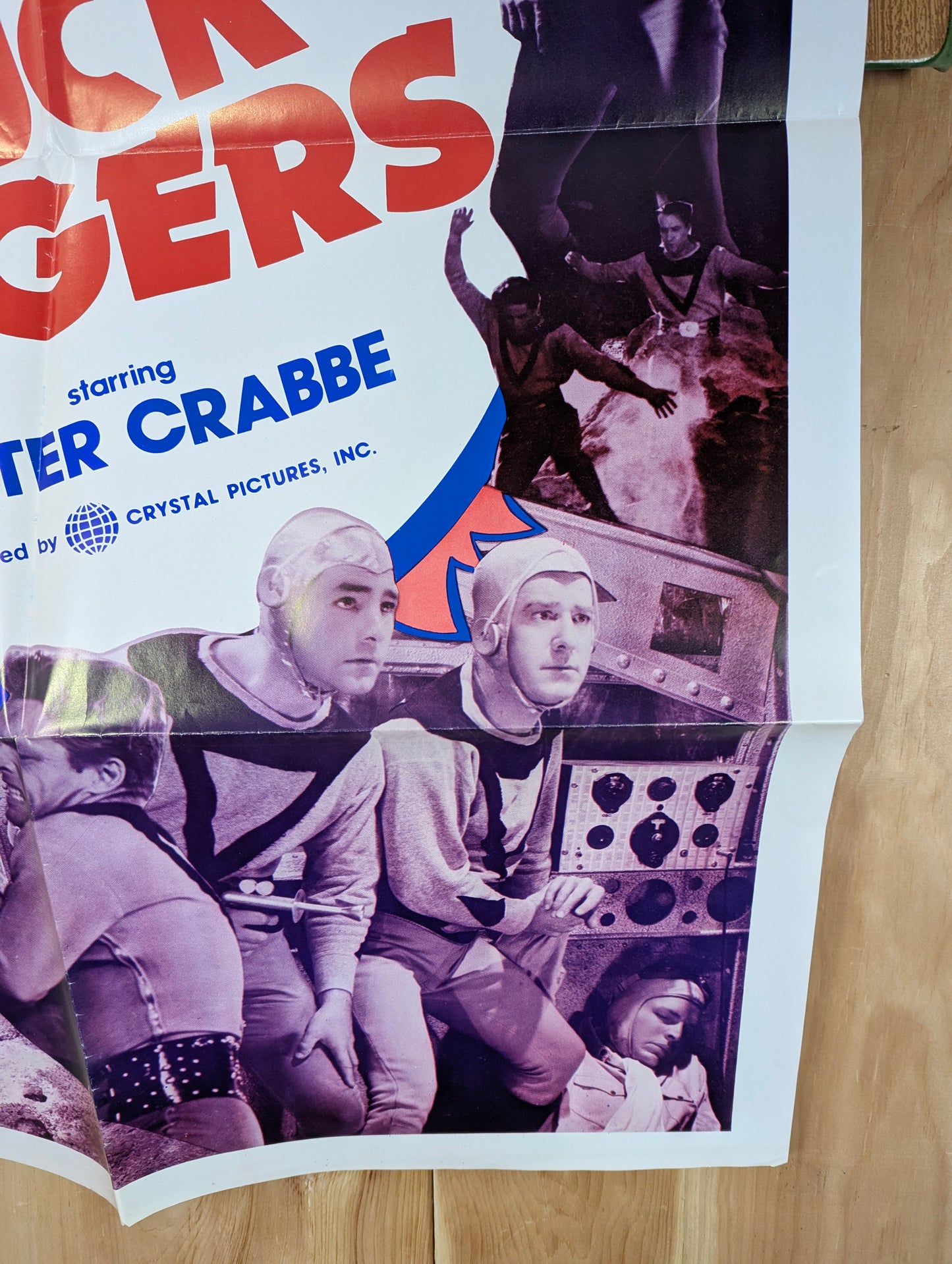 Buck Rogers (1977) Theatrical Re-release Vintage Original Sci-fi Movie Poster