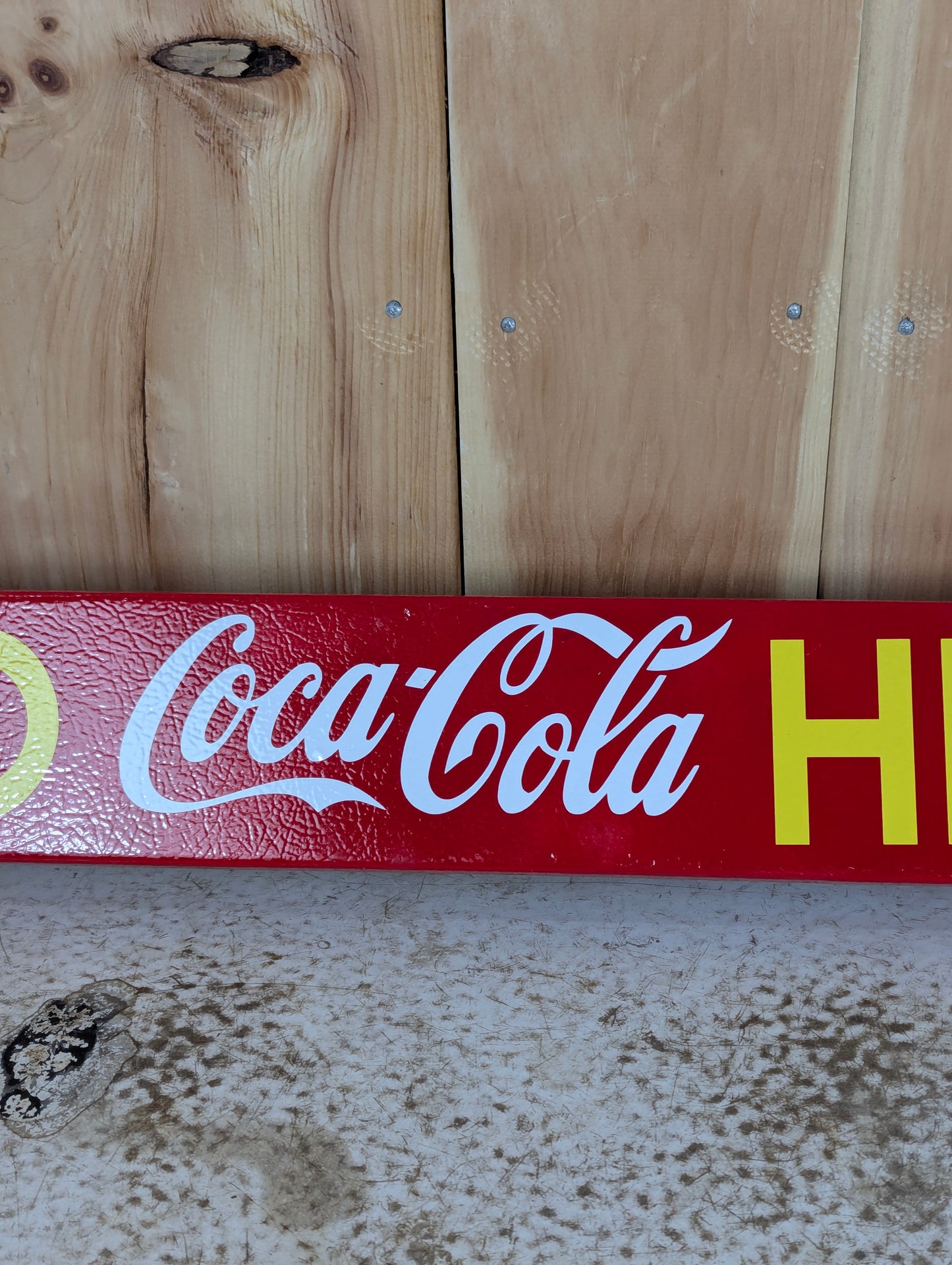 Reproduction Coca-Cola Door Push Bar