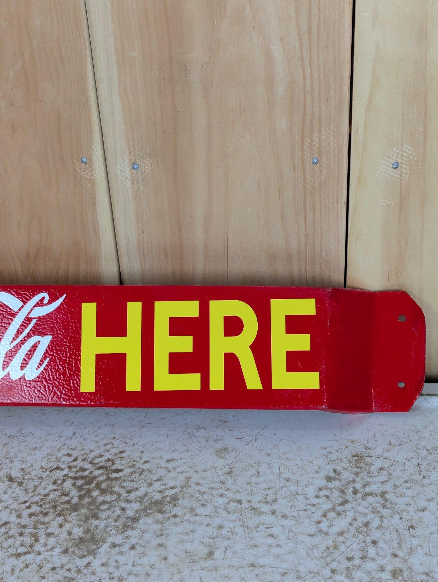 Reproduction Coca-Cola Door Push Bar