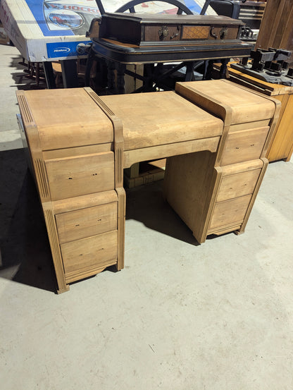 Antique Double Waterfall Vanity - Unfinished
