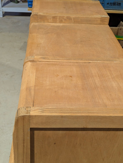 Antique Double Waterfall Vanity - Unfinished