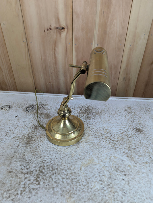 Underwriter's Brass Desk Lamp