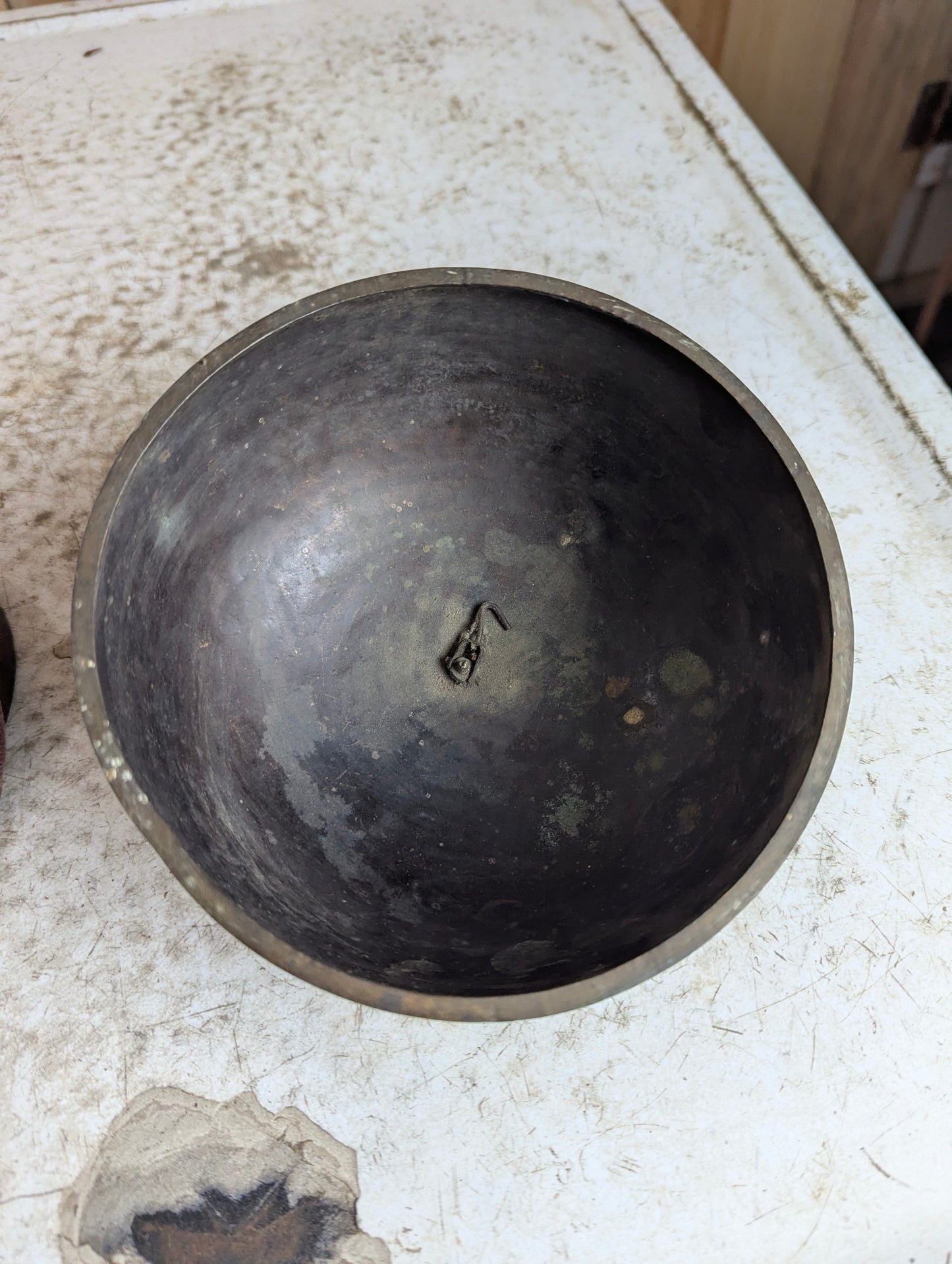 Vintage Handpainted Bronze Chinese Temple Nesting Bells