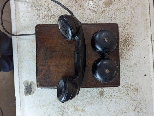 Antique Wood Northern Electric Telephone Box