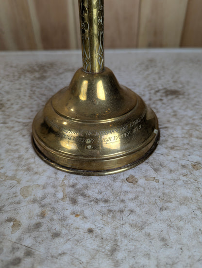 Vintage 5 Stem Brass Candelabra