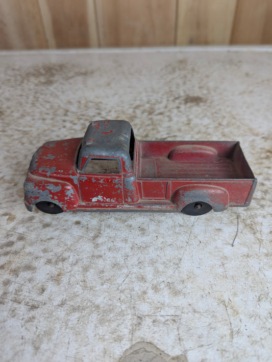 Vintage Red Metal Structo Truck