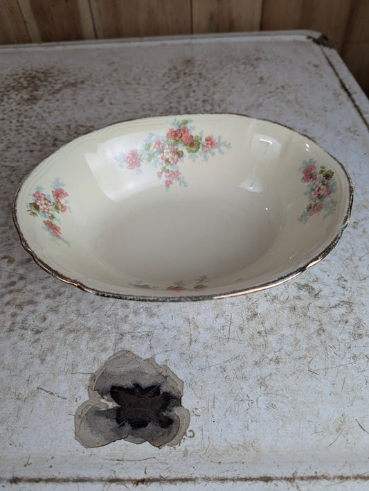 1940's Alfred Meakin England Royal Marigold Serving Bowl