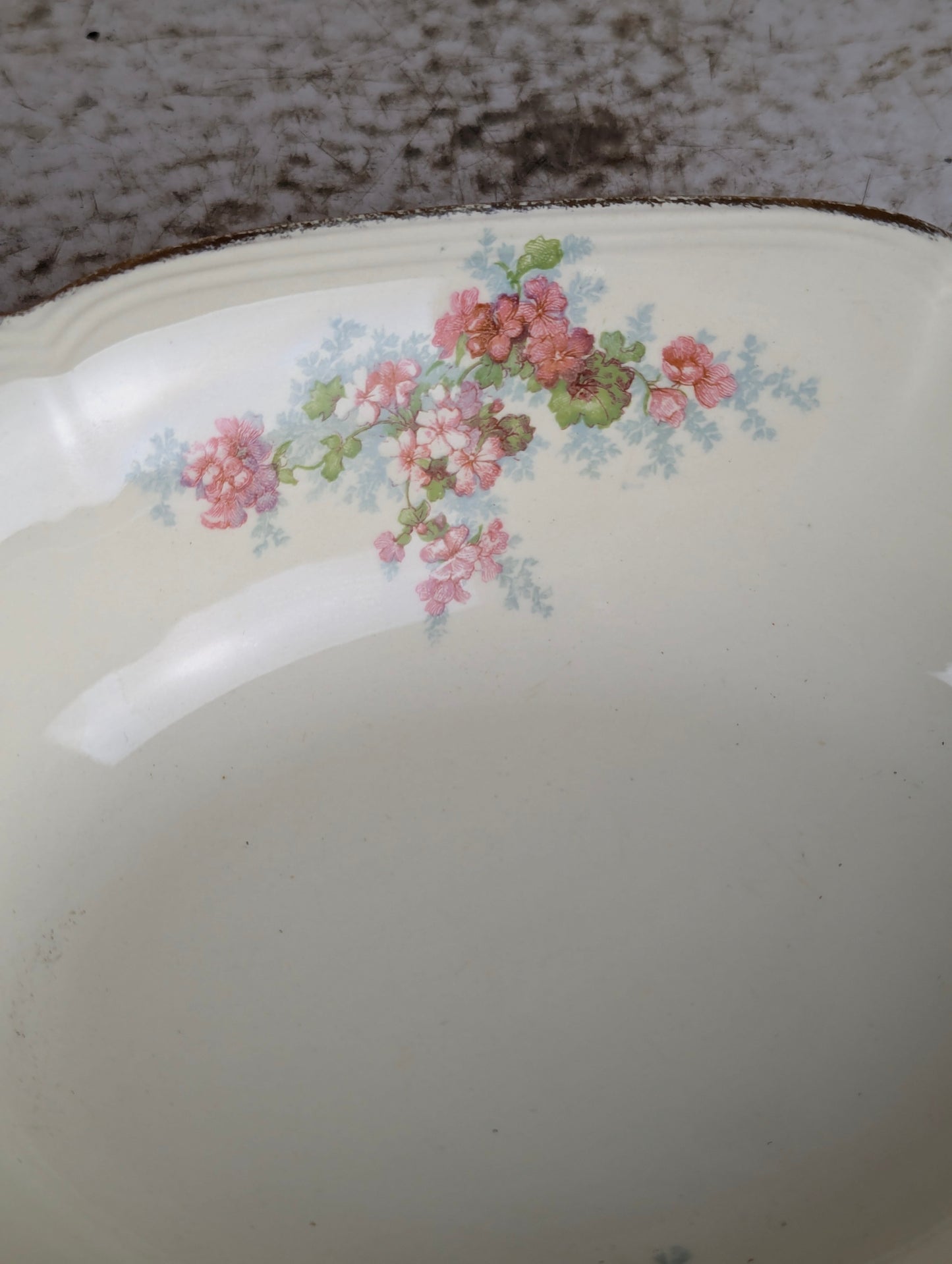 1940's Alfred Meakin England Royal Marigold Serving Bowl