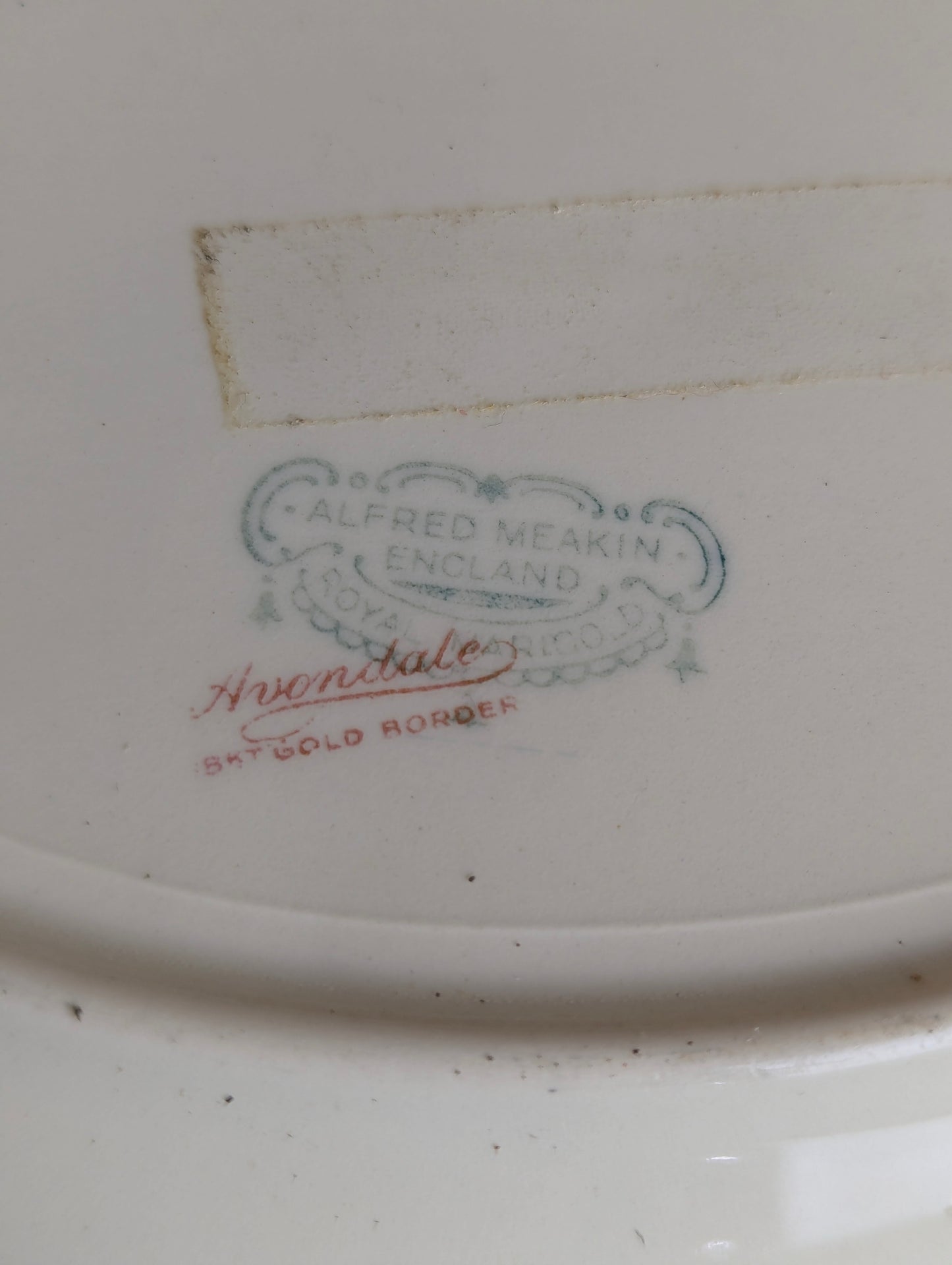 1940's Alfred Meakin England Royal Marigold Serving Bowl