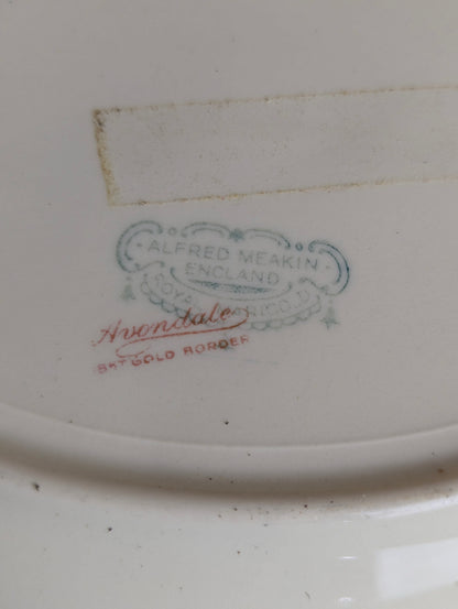 1940's Alfred Meakin England Royal Marigold Serving Bowl