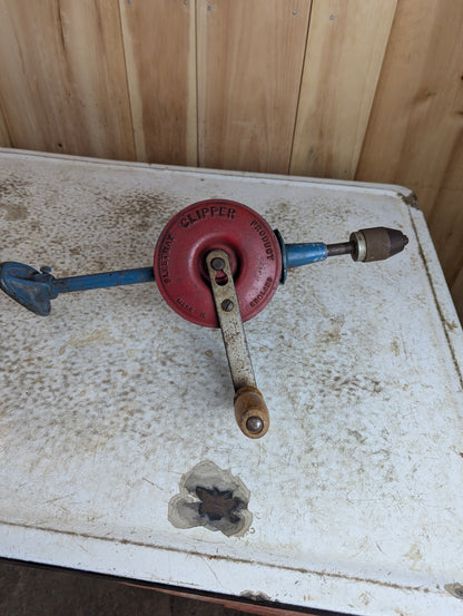 Vintage Fleetway Clipper Model D Breast Hand Drill