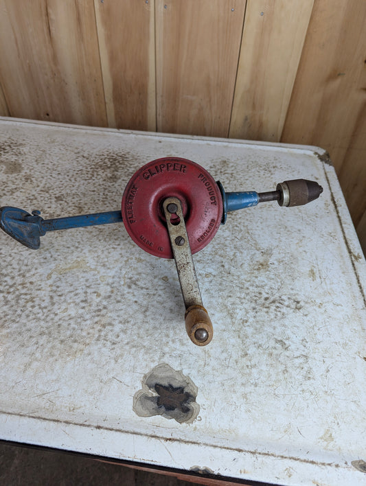 Vintage Fleetway Clipper Model D Breast Hand Drill