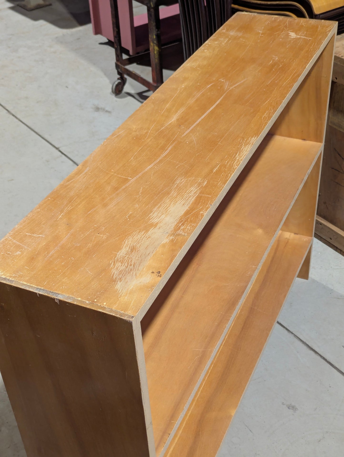 Vintage Solid Wood Bookshelf