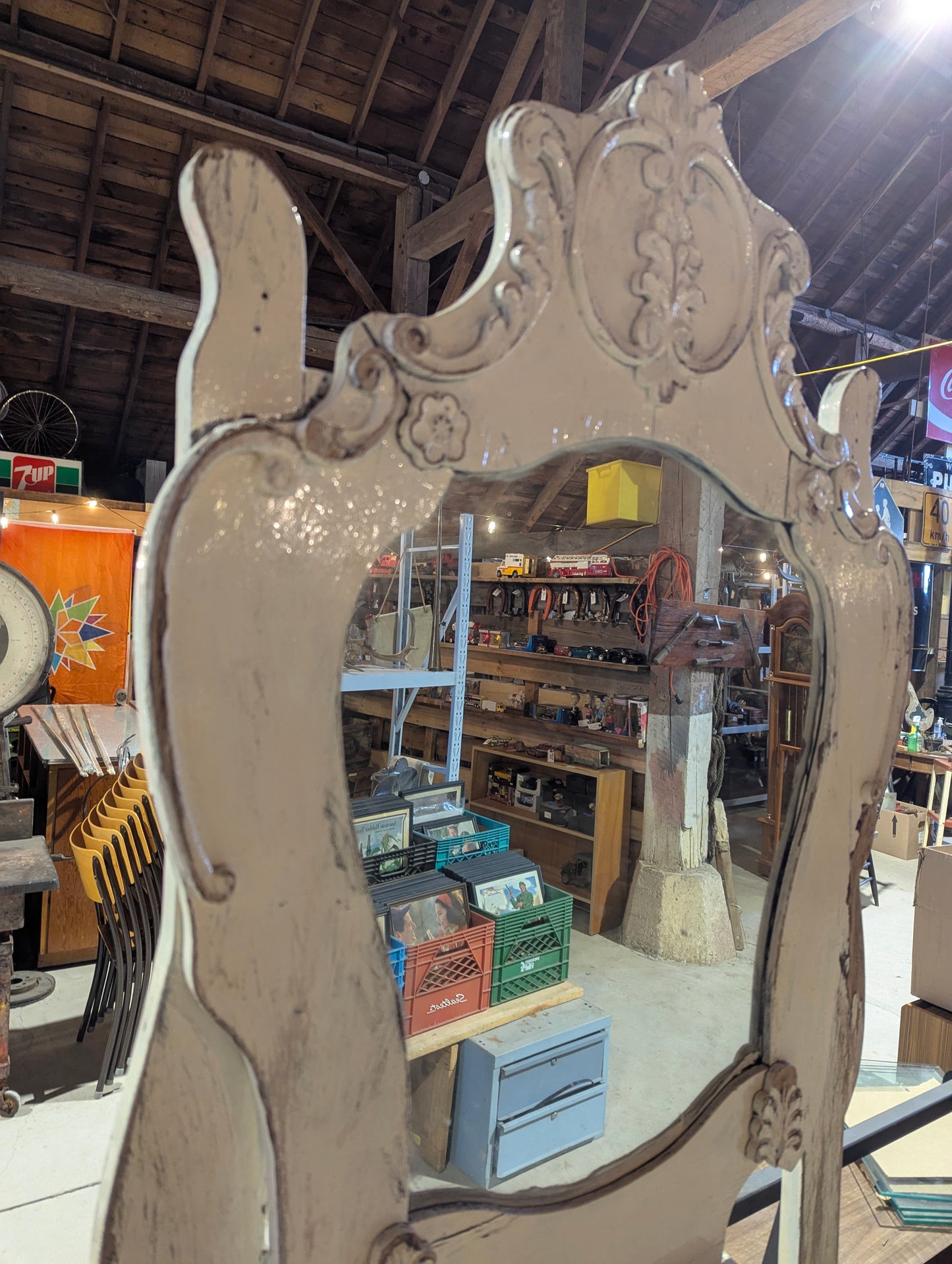 Vintage Hall Tree Bench