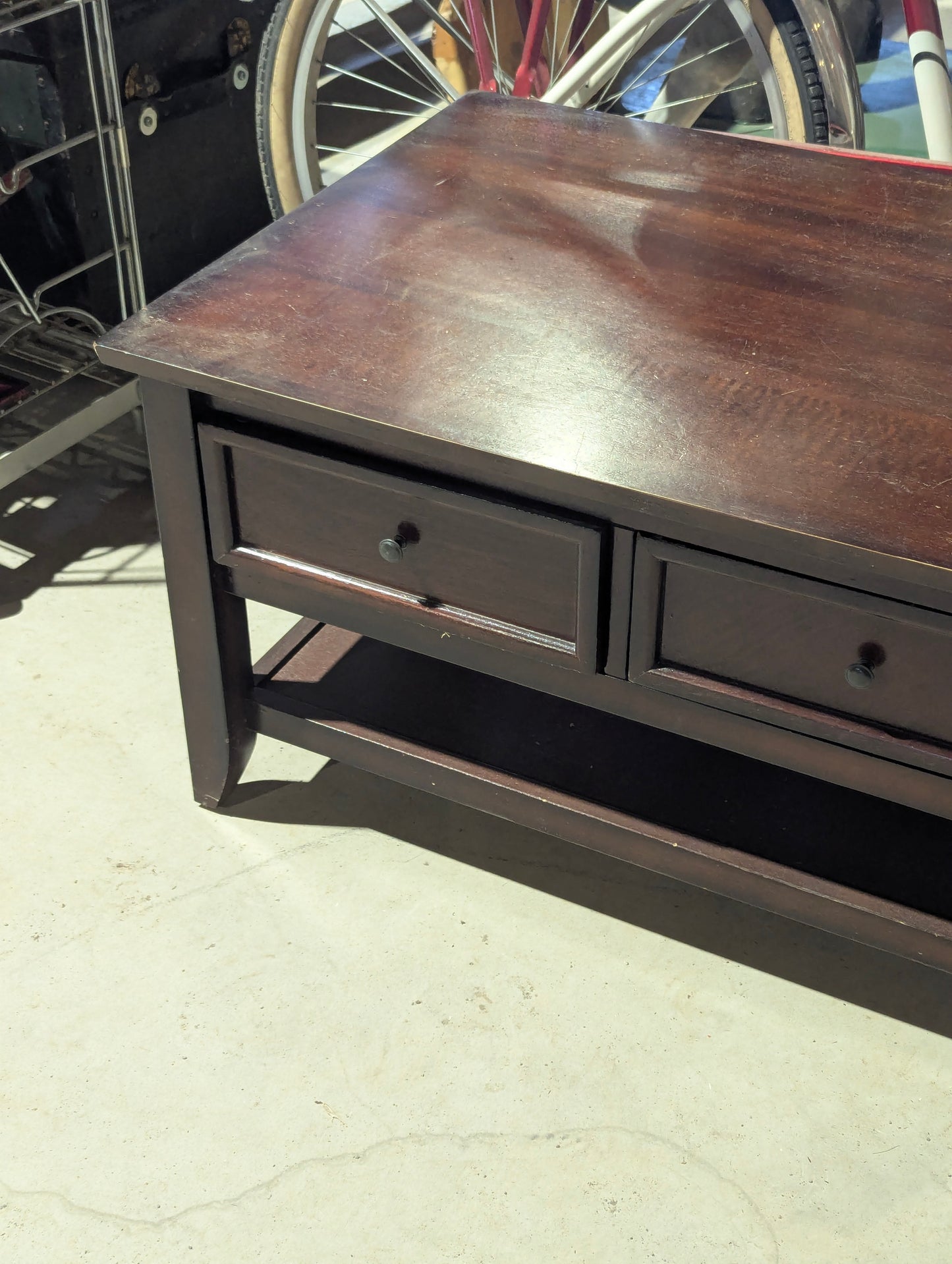 Wood 3-drawer Coffee Table