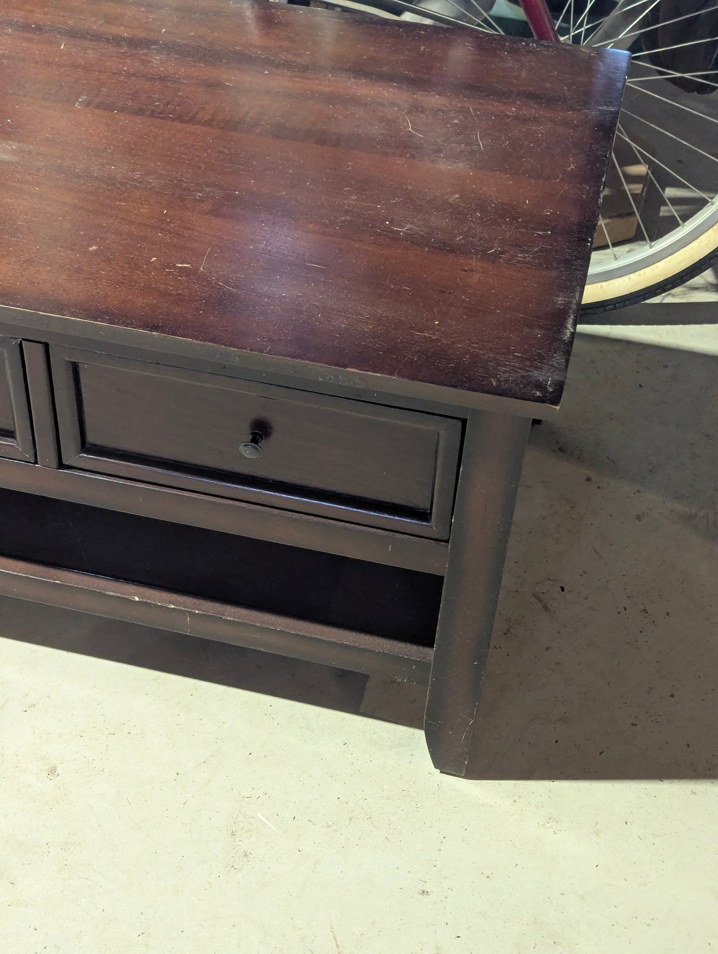Wood 3-drawer Coffee Table