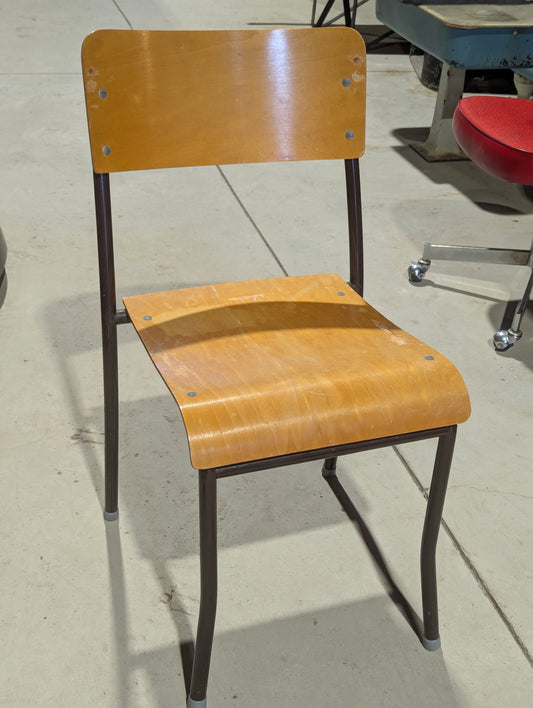 Vintage Stackable Wood Chair