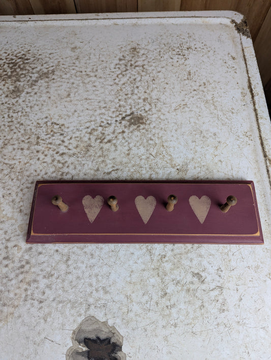 Wooden Wall Mounted Jewellery Rack