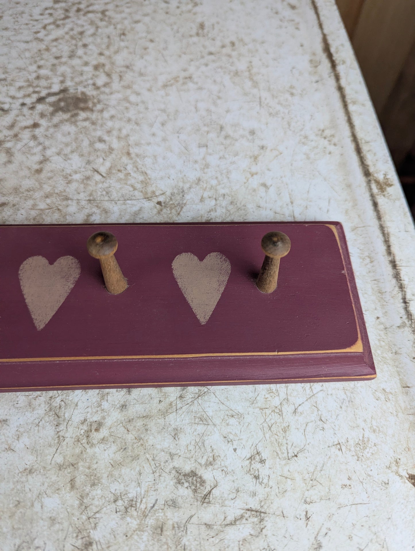 Wooden Wall Mounted Jewellery Rack
