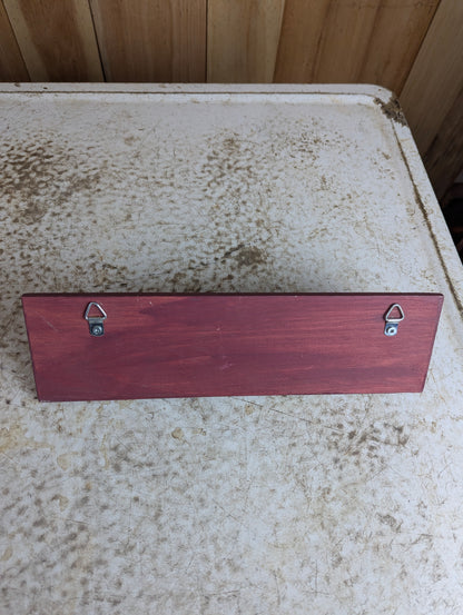 Wooden Wall Mounted Jewellery Rack