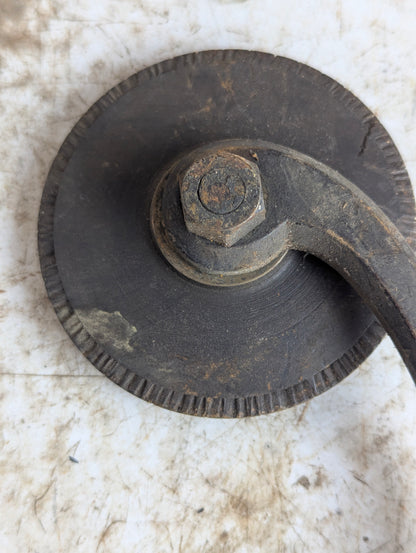 Antique Book Binding Brass Gilding Embossing Wheel