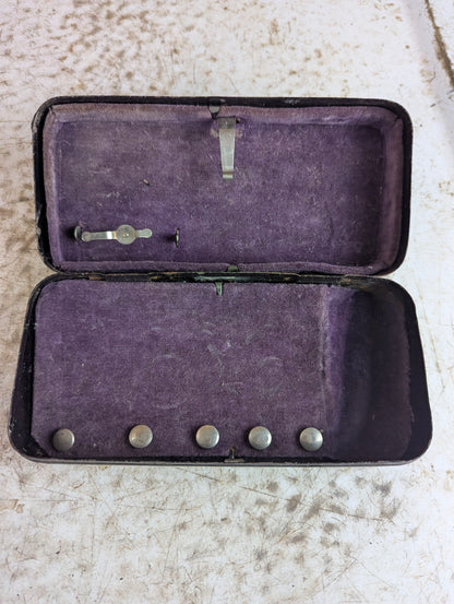 Antique Sewing Machine Tin Accessory Box