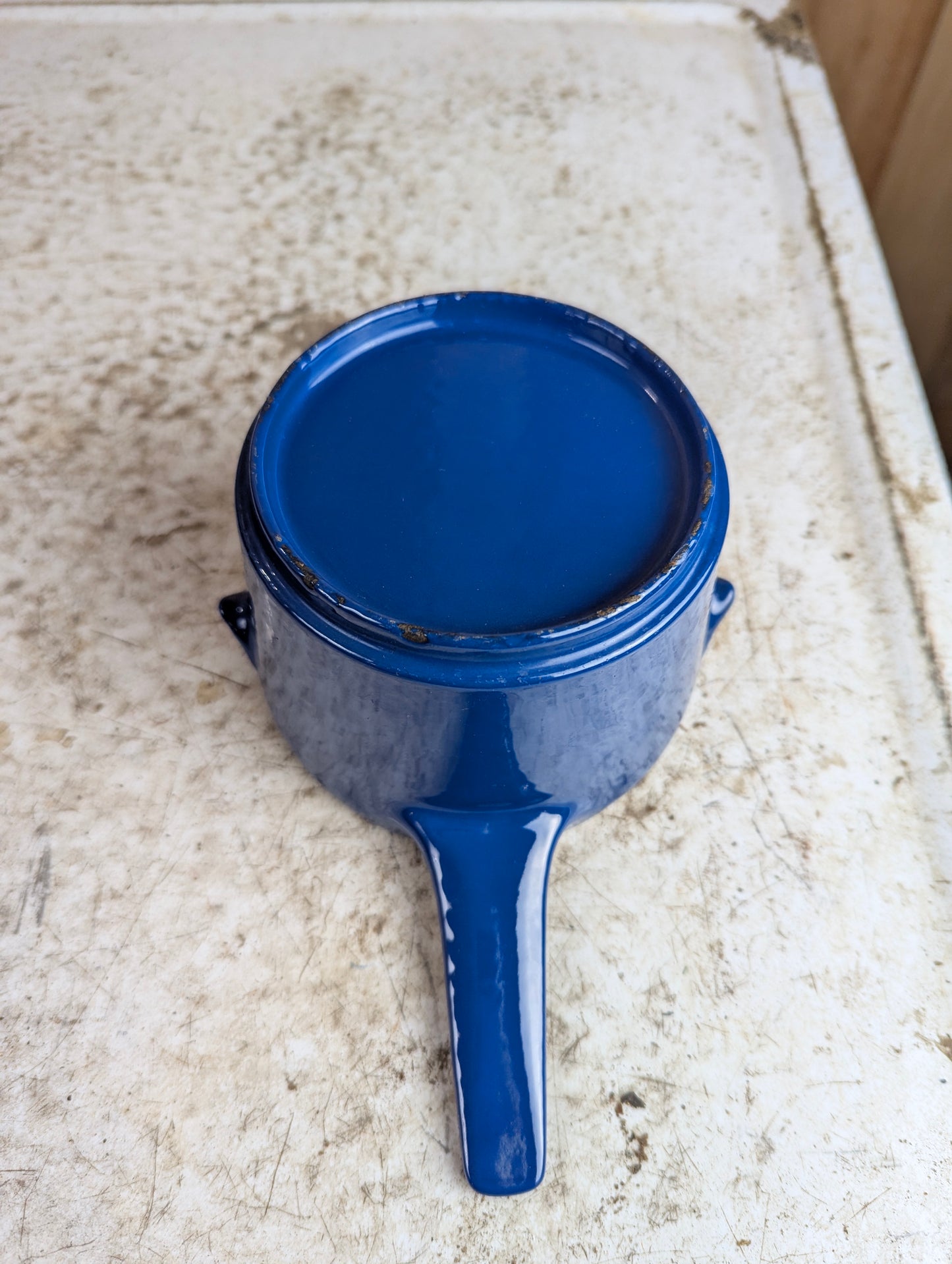 Vintage Copco Enamel Cast Iron Saucepan
