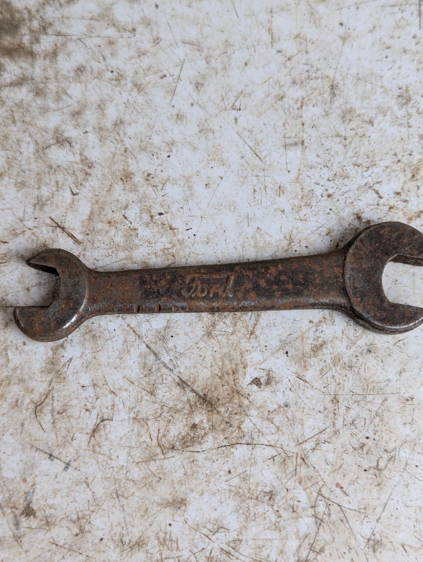 Vintage Ford A-17015 Open Ended Spanner Wrench 7/16" x 1/2"