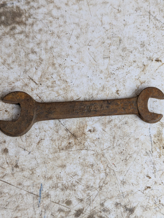Vintage Ford M Open Ended Spanner Wrench 5/8" x 9/16"