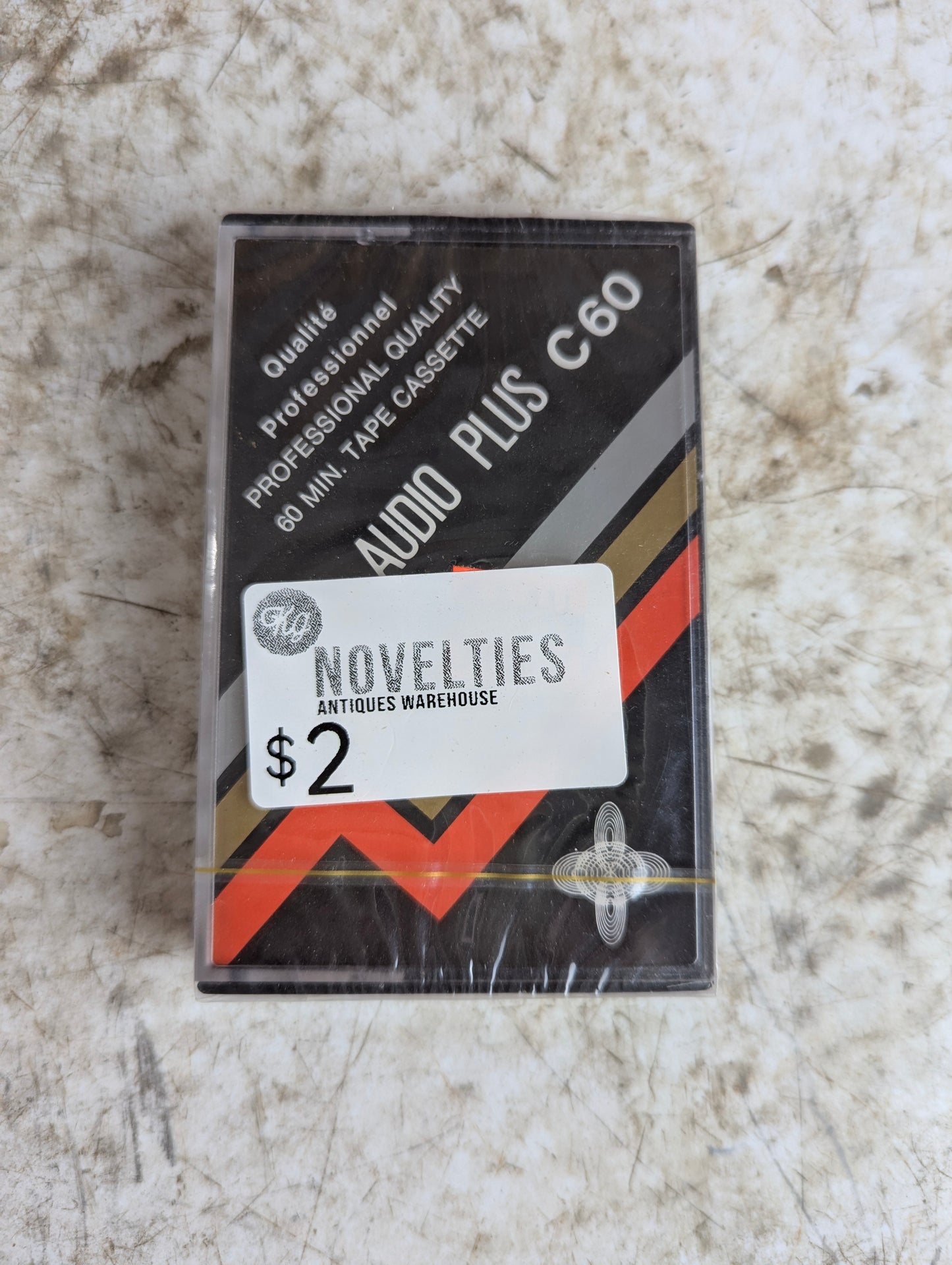 Sealed Audio Plus C60 Blank Audio Cassette