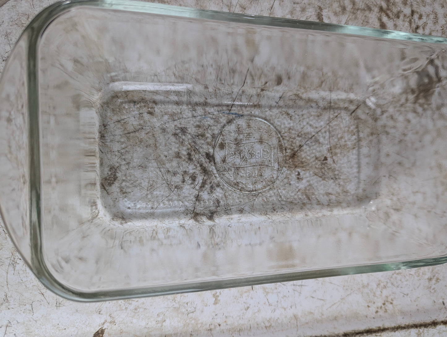 Vintage Glasbake 79 Rectangular Glass Loaf Pan