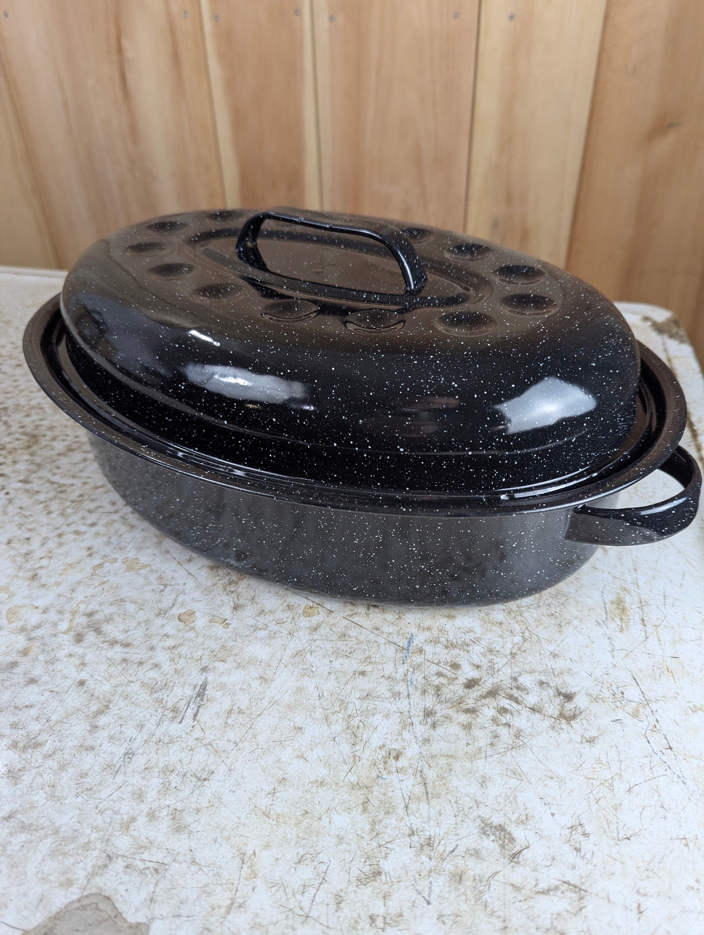 Enamel Oval Roast Pan
