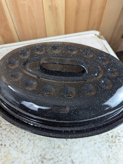Enamel Oval Roast Pan